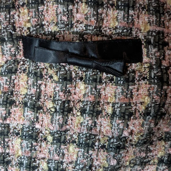 Pre-owned Chic Women's Tweed Jacket - Black and Cream - Picture 5 of 10